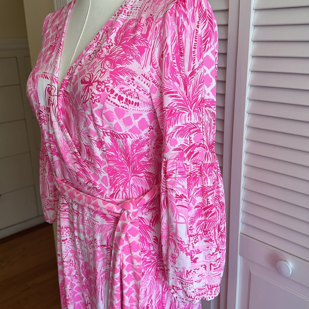 Lilly Pulitzer Belted Jersey Knit Dress - Picture 4 of 6